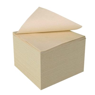 200 Pack 9"x9" Napkins 2 Layer Unbleached Brown Napkins Soft Disposable Napkins for Kitchen, Party, Wedding, Dinner