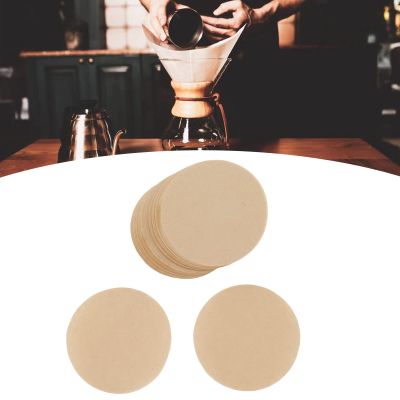 100PCS Unbleached Coffee Filters Papers, 64mm 2.5 Round Replacement Coffee Filters Paper Filter Paper for Espresso Makers and Coffee Machine Pot