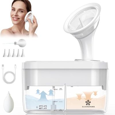 Cleardrums Ear Wax Removal Kit Ear Irrigator Ear Wax Removal Tool Electric Ear Wax Removal Ear Cleaner, Safe & Effective Ear Wax Removal Kit