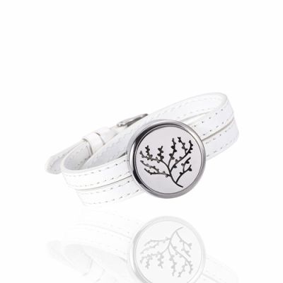 BIAIHQIE 30mm 316 Stainless Steel Aroma Locket Essential Oil Diffuser Bracelets Perfume Locket Bangle