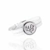 BIAIHQIE 30mm 316 Stainless Steel Aroma Locket Essential Oil Diffuser Bracelets Perfume Locket Bangle view 1