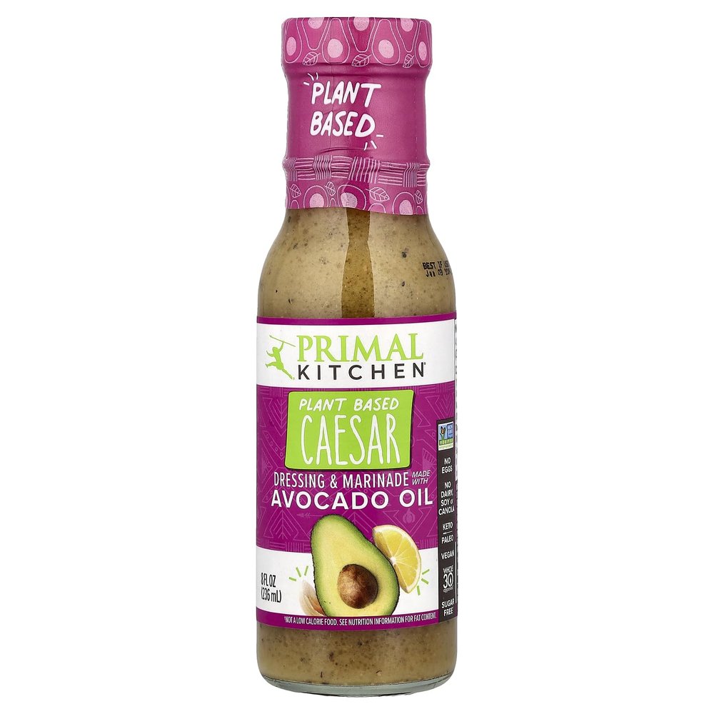 Primal Kitchen Plant-Based Caesar Dressing & Marinade, 8 fl oz (236 ml)