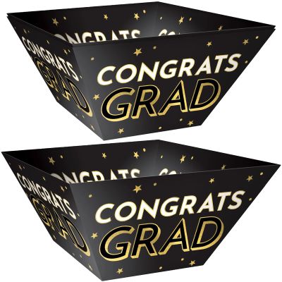 Amscan 3PC LG BSG SQ BOWL GRAD
