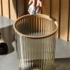 DYPASA Lidless Garbage Can Beautiful and Practical Plastic Garbage Can for Household Office Trash Can (Color : Yellow, Size : CH) view 2
