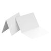 Reskid 100-Pack Heavyweight White Blank Cards - 7x10 Scored To 5x7 - 110lb Printable Note Cards (5x7 Inches) view 4