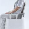 Bariatric Commode Chair 500 Lbs Extra Wide, Bedside Commode with Padded Seat and Back Stand Alone Bed Side Commode and Over The Toilet Commode White Pink view 2