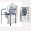 Portable Bedside Commode Mobile Toilet Stool, Hospital Adjustable Care Commode Chair Foldable Toilet Seat for Elderly Seniors Pregnant Women Disabled view 4