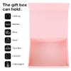 Aimyoo Pink Collapsible Gift Box with Magnetic Closure Lids 13.8x9x4.3 in, Bridesmaid Groomsmen Proposal Box, Large Rectangle Box for Present Graduation Storage 3 Pack view 4