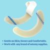 20pcs Elastic Ostomy Barrier Strips, Medical Hydrocolloid Adhesive Tapes for Stoma Care, Skin Barrier Seal Extender Strip for Colostomy Bags view 3