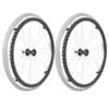 24 Inch Wheelchair Replacement Rear Wheels Casters2 PcsPuncture Proof Solid Tires Wheelchair Rear Wheel, Wheelchair Casters With Bearings And Handrim, Black/Greys ( Color : Greys , Size : 24*13/8 ) view 1