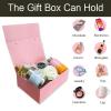 Joyscoop Pink Gift Box - 11x7.6x3.5 Inches Gift Boxes with Lids and Handles, Portable Magnetic Gift Boxes for Presents, Large Gift Box for Women view 3