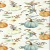 IHR Ideal Home Range Dinner Napkins Disposable 3-Ply Paper Hand Towels, 8.5" x 4.5", Pumpkin Floral, 16 Count view 1