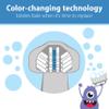 Dr. Brown's ToothScrubber Toothbrush, Three-Sided Toddler Training Toothbrush for Ages 1-4 Years with Suction Cup Base and Color Changing Bristles view 3