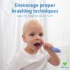 Dr. Brown's ToothScrubber Toothbrush, Three-Sided Toddler Training Toothbrush for Ages 1-4 Years with Suction Cup Base and Color Changing Bristles view 4