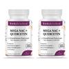 Body Kitchen Mega NAC (N-Acetyl Cysteine) 600 mg with Quercetin, Supports Respiratory Health and Immune Function and Promotes Liver and Kidney Detox, Veggie Caps, (Pack of 2) view 1