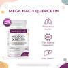 Body Kitchen Mega NAC (N-Acetyl Cysteine) 600 mg with Quercetin, Supports Respiratory Health and Immune Function and Promotes Liver and Kidney Detox, Veggie Caps, (Pack of 2) view 2