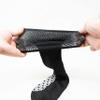 AMU Solutions 6 Pairs Non-Binding Loose Fit Crew Sock - Non-Slip Diabetic Socks for Men and Women (10-13, Black) view 3