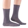 ELYFER Grey Diabetic Crew Socks for Women (8 Pairs) Soft Thin Bamboo Rayon, Wide, Loose Fit, Seamless Toe, Non-Binding, Circulatory, Compression, Moisture-Wicking Cushion Dress Socks Size (9-12) view 2