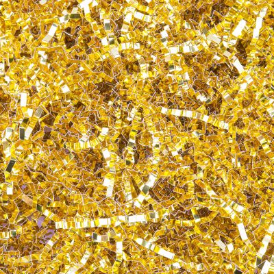 150Grams / 5.3 Oz Easter Grass Gold Crinkle Cut Paper Shred Filler Metallic Iridescent Gift Boxes Filler Gift Wrapping Gift Filler for Gift Wrapping & Basket Filling Mothers Day Gifts Box Stuffer