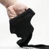 AMU Solutions 6 Pairs Non-Binding Loose Fit Crew Sock - Non-Slip Diabetic Socks for Men and Women (13-15, Black) view 2