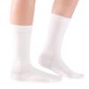 ELYFER White Diabetic Crew Socks for Women (8 Pairs) Soft Thin Bamboo Rayon, Wide, Loose Fit, Seamless Toe, Non-Binding, Circulatory, Compression, Moisture-Wicking Cushion Dress Socks Size (9-12) view 2