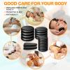 Yunsailing 18 Pcs Hot Stones Massage Set Black Smooth Massage Hot Stones Bianstone Set for Home Spa Warming Relaxing Pain Relief view 4