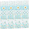 24 Packs Travel Size Tissue Pocket Slim Pack Facial 3 Ply Wallet Size Pocket Tissues for Travel Wedding Party Favors, 6 Styles(Daisy) view 1