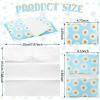 24 Packs Travel Size Tissue Pocket Slim Pack Facial 3 Ply Wallet Size Pocket Tissues for Travel Wedding Party Favors, 6 Styles(Daisy) view 3