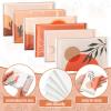 24 Packs Travel Size Tissue Pocket Slim Pack Facial 3 Ply Wallet Size Pocket Tissues for Travel Wedding Party Favors, 6 Styles(Sun Scene) view 3