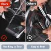 Egofine Self Sealing Cellophane Bags 100 PCS Clear Resealable Sleeves Bags for 4x6 Photo Mats, Bag Size: 4.33x6.30 inches for 4x6 Mats view 4