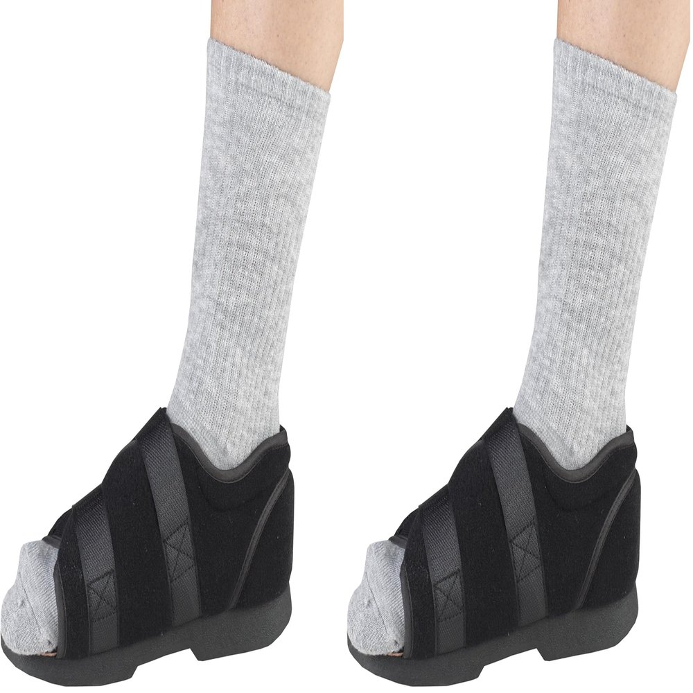 OTC Post-Op Shoe, Soft Top, for Men & Women, Medium (Pack of 2)