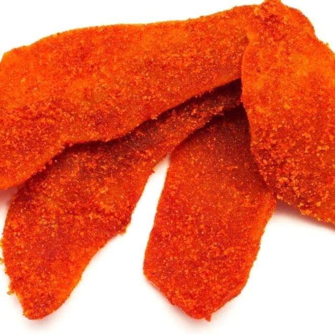 SweetGlob Dried Chamoy Mango Slices Sour Spicy Snacks (1 Pound)