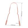 Beavorty 2pcs Tongue Scrapers for Oral Care Ergonomic Copper Brushes Storage Box Practical for Adults Easy to Carry Travel Case for view 2