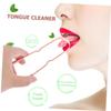 Beavorty 2pcs Tongue Scrapers for Oral Care Ergonomic Copper Brushes Storage Box Practical for Adults Easy to Carry Travel Case for view 4