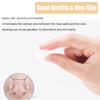 OPUGIT Eyeglass Nose Pad Covers, Slip-on Silicone Nose Pad for Glasses, Soft Eyeglass Repair Kit with Nose Piece Pads, Anti-Slip Eyewear Protective Covers Nose Bridge Pads(White,5 Pairs,L Size) view 4