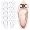 BHXANZOU Plantar Fasciitis High Foot Arch Support Inserts Shoe Insoles for Flat Feet for Sandals Womens,Gel Arch Pads for Flat Feet for Men's 5.5-9/Women's 5-8.5(4.0"x2.1" Clear-5 Pairs) view 1