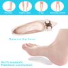 BHXANZOU Plantar Fasciitis High Foot Arch Support Inserts Shoe Insoles for Flat Feet for Sandals Womens,Gel Arch Pads for Flat Feet for Men's 5.5-9/Women's 5-8.5(4.0"x2.1" Clear-5 Pairs) view 2