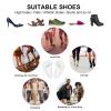 BHXANZOU Plantar Fasciitis High Foot Arch Support Inserts Shoe Insoles for Flat Feet for Sandals Womens,Gel Arch Pads for Flat Feet for Men's 5.5-9/Women's 5-8.5(4.0"x2.1" Clear-5 Pairs) view 4
