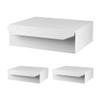 PACKGILO White Extra Large Gift Box with Lid 3 Pcs 19x16x6 Inches, Gift Box large White Gift Boxes for Presents Clothes Robe Wedding Dress Sweater,Reusable Foldable Bridesmaid Proposal BoxMatte view 1