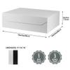 PACKGILO White Extra Large Gift Box with Lid 3 Pcs 19x16x6 Inches, Gift Box large White Gift Boxes for Presents Clothes Robe Wedding Dress Sweater,Reusable Foldable Bridesmaid Proposal BoxMatte view 3