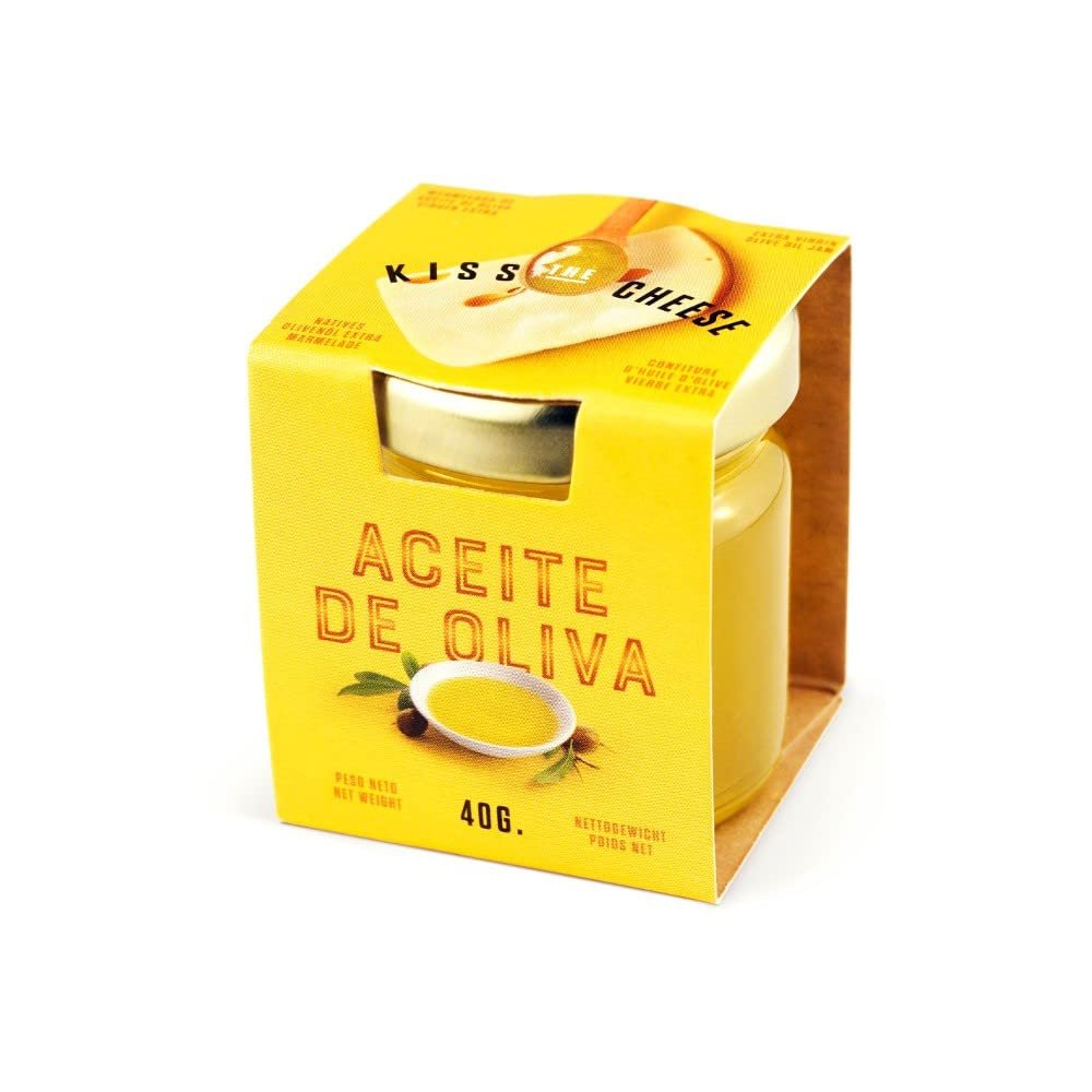 Kiss the Cheese by Don Gastronom. 100% Natural Extra Virgin Olive Oil Jam. 40g (1.41oz). Pack of 30.