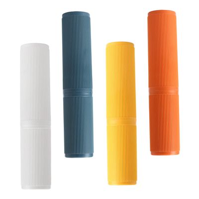 Levemolo 4 Travel Toothbrush Cases Portable Toothpaste Boxes Mouthwash Holder Plastic Toothbrush Storage Box