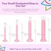 VuVa Smooth Pelvic Floor Support Set| Set of 4 Smaller Bundle | Made in America BPA Free - Includes Instructions, Discreet Pouch view 2