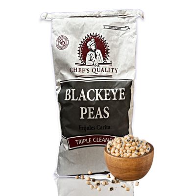 Blackeye Beans 25LB Chef's Quality, Grown In USA | Fiber & Protein for Soups, Burritos, Salads, and More!