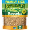 Nature Valley Protein Granola, Oats and Honey Granola, Resealable Snack Pouch, Family Size, 17 oz view 1