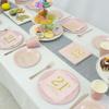 Pandecor Birthday Party Plates and Napkins Party Supplies,Disposable Birthday Party Decorations Set Serve up to 20 Guests (21st) view 4