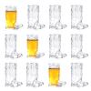 YAXINRUI Cowboy Boot Shot Glasses - 12 Pcs 1 Oz Mini Plastic Cowboy Shot Glasses Boot Cups for Cowboy Theme Parties Decorations, Bachelorette Party Supplies, Wedding and Birthday Mother's Day Decor view 1