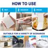10 Pack Magic Sponge Eraser 3X Thick and Long Lasting Melamine Cleaning Sponges in Bulk - Multi Surface Scrubber Foam Cleaning Pads - Bathtub, Floor, Baseboard, Bathroom, Wall Cleaner 3.9*2.5*1.1in view 4