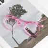 Aisi Women Magnifying Makeup Glasses Eye Make Up Spectacles Flip Down Lens Folding Cosmetic Glasses view 3