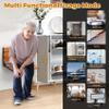 18" Wall Mounted Shower Seat, Shower Bench Wall Mount for Inside Shower, Fold Down Shower Seat, Shower Seats for Adults view 4